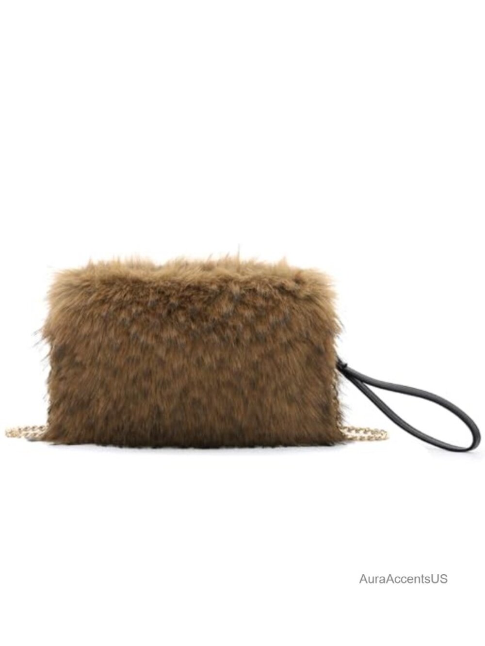 Faux Fur Clutch Fluffy Crossbody Bag Fuzzy Shoulder Evening Purse